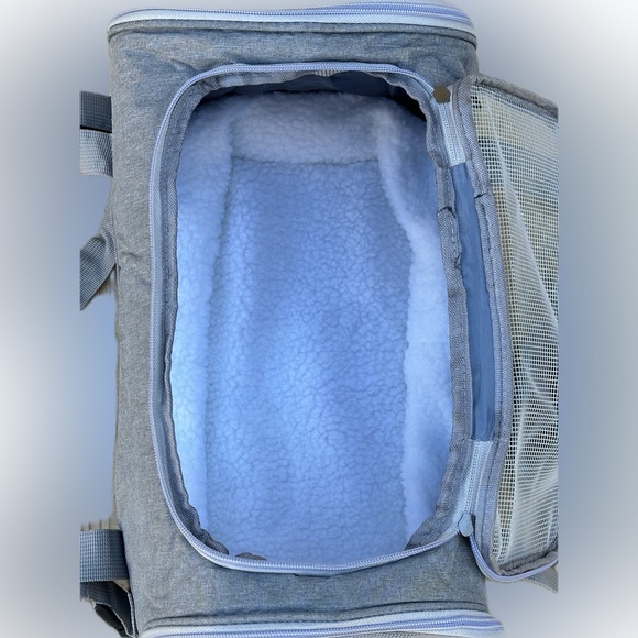 Pet Dog/Cat Carrier Bag Soft Sided Comfort Travel Tote Case Airline Approved US - Picture 9 of 9